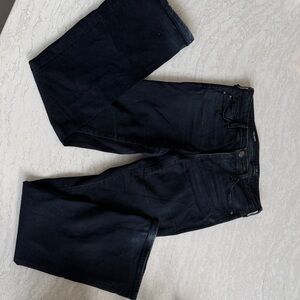 AG Adriano Goldschmied Women's Black Flare Jeans